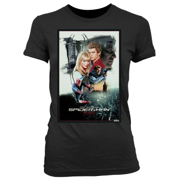 The Amazing Spider-Man (2012) Women's Junior Cut Crewneck T-Shirt