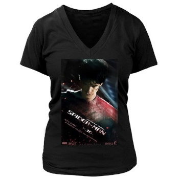 The Amazing Spider-Man (2012) Women's Deep V-Neck TShirt