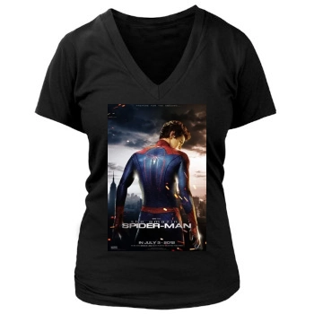 The Amazing Spider-Man (2012) Women's Deep V-Neck TShirt