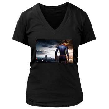 The Amazing Spider-Man (2012) Women's Deep V-Neck TShirt