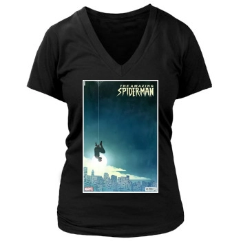 The Amazing Spider-Man (2012) Women's Deep V-Neck TShirt