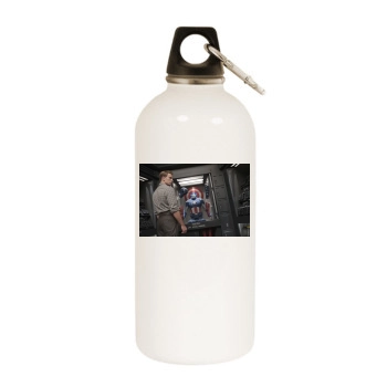 The Avengers (2012) White Water Bottle With Carabiner