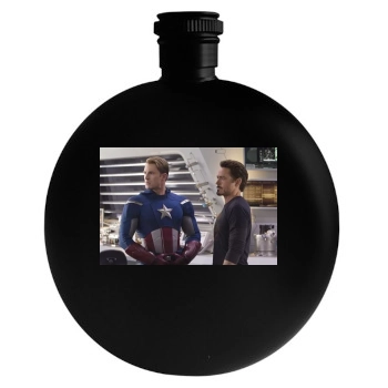 The Avengers (2012) Round Flask