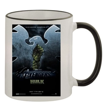 The Avengers (2012) 11oz Colored Rim & Handle Mug