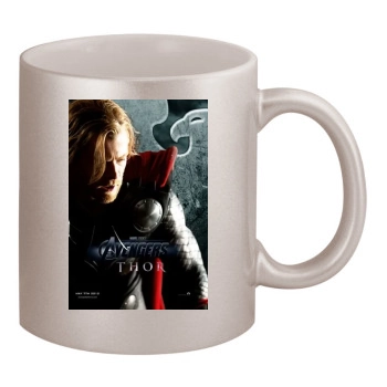 The Avengers (2012) 11oz Metallic Silver Mug