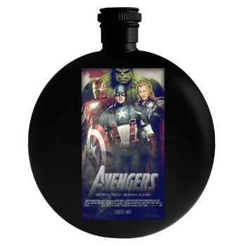 The Avengers (2012) Round Flask