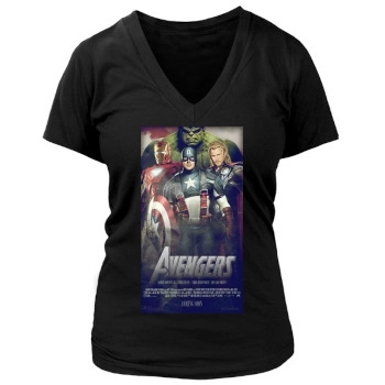 The Avengers (2012) Women's Deep V-Neck TShirt