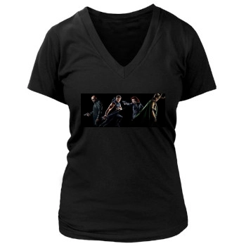 The Avengers (2012) Women's Deep V-Neck TShirt