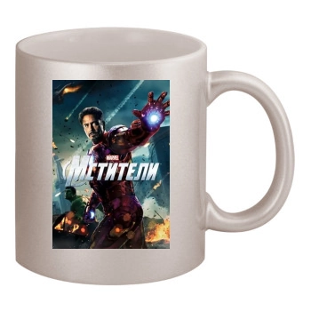 The Avengers (2012) 11oz Metallic Silver Mug