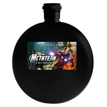 The Avengers (2012) Round Flask