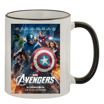 The Avengers (2012) 11oz Colored Rim & Handle Mug