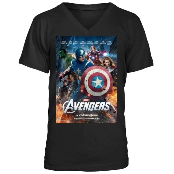 The Avengers (2012) Men's V-Neck T-Shirt