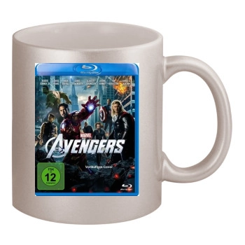 The Avengers (2012) 11oz Metallic Silver Mug