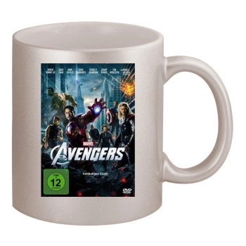 The Avengers (2012) 11oz Metallic Silver Mug