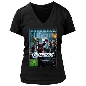 The Avengers (2012) Women's Deep V-Neck TShirt