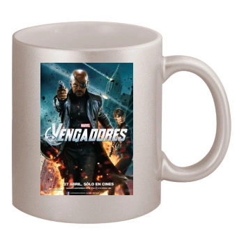 The Avengers (2012) 11oz Metallic Silver Mug