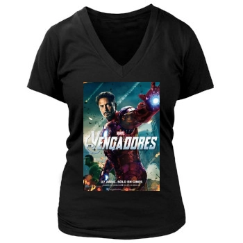 The Avengers (2012) Women's Deep V-Neck TShirt