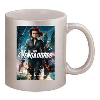 The Avengers (2012) 11oz Metallic Silver Mug