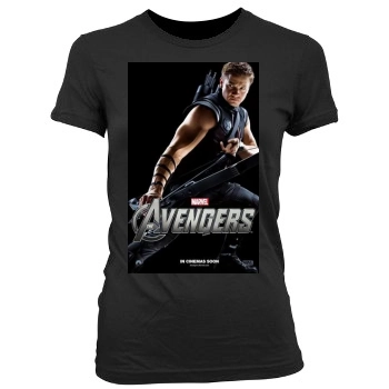 The Avengers (2012) Women's Junior Cut Crewneck T-Shirt