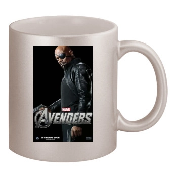 The Avengers (2012) 11oz Metallic Silver Mug