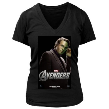 The Avengers (2012) Women's Deep V-Neck TShirt