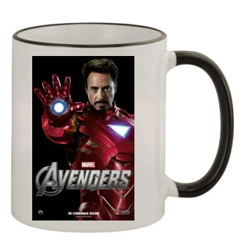 The Avengers (2012) 11oz Colored Rim & Handle Mug