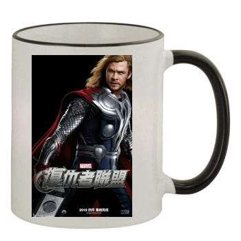 The Avengers (2012) 11oz Colored Rim & Handle Mug