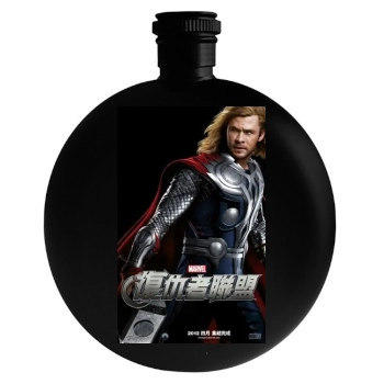 The Avengers (2012) Round Flask