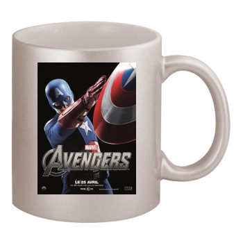 The Avengers (2012) 11oz Metallic Silver Mug