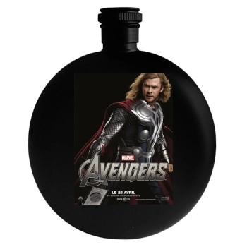 The Avengers (2012) Round Flask