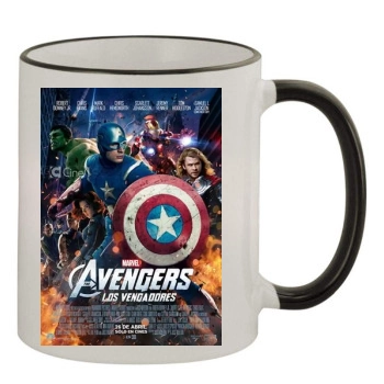 The Avengers (2012) 11oz Colored Rim & Handle Mug