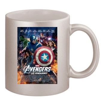 The Avengers (2012) 11oz Metallic Silver Mug