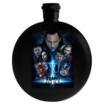 The Avengers (2012) Round Flask