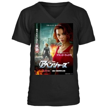 The Avengers (2012) Men's V-Neck T-Shirt