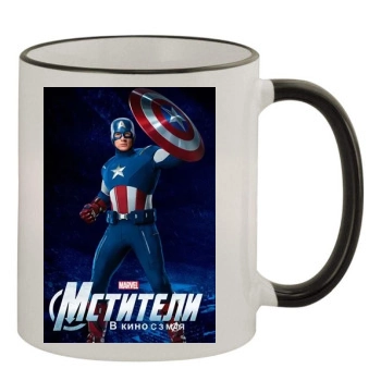 The Avengers (2012) 11oz Colored Rim & Handle Mug