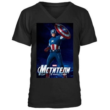 The Avengers (2012) Men's V-Neck T-Shirt