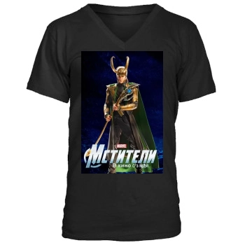 The Avengers (2012) Men's V-Neck T-Shirt