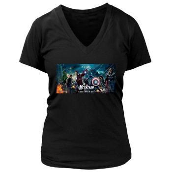 The Avengers (2012) Women's Deep V-Neck TShirt