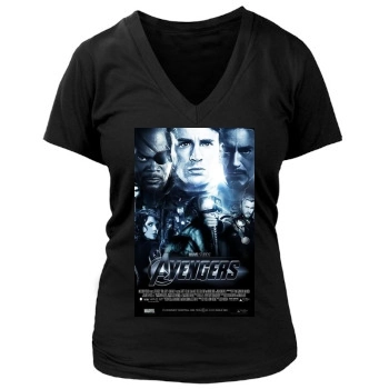 The Avengers (2012) Women's Deep V-Neck TShirt