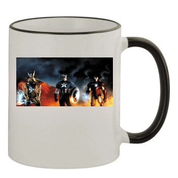 The Avengers (2012) 11oz Colored Rim & Handle Mug