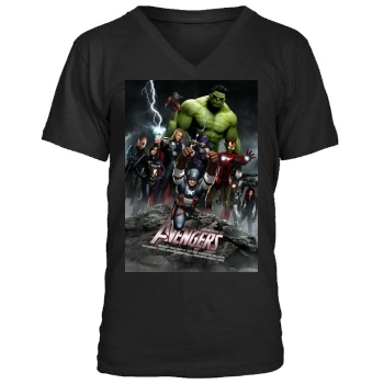 The Avengers (2012) Men's V-Neck T-Shirt