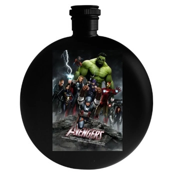 The Avengers (2012) Round Flask