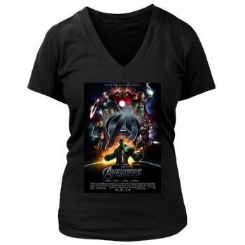 The Avengers (2012) Women's Deep V-Neck TShirt