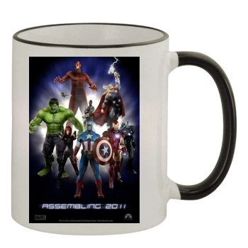 The Avengers (2012) 11oz Colored Rim & Handle Mug