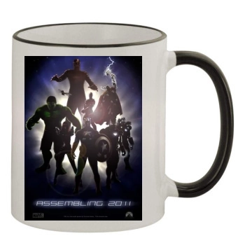 The Avengers (2012) 11oz Colored Rim & Handle Mug