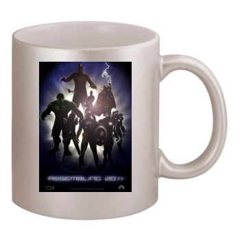 The Avengers (2012) 11oz Metallic Silver Mug