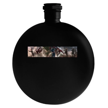 The Avengers (2012) Round Flask