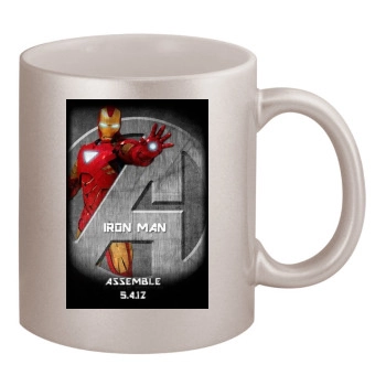 The Avengers (2012) 11oz Metallic Silver Mug