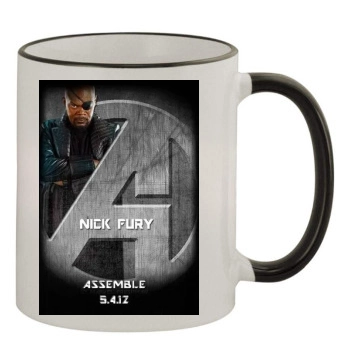 The Avengers (2012) 11oz Colored Rim & Handle Mug