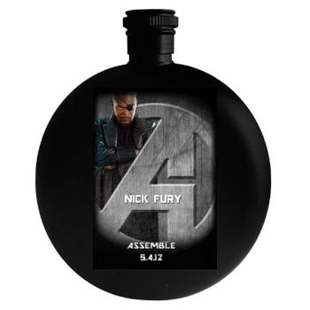 The Avengers (2012) Round Flask